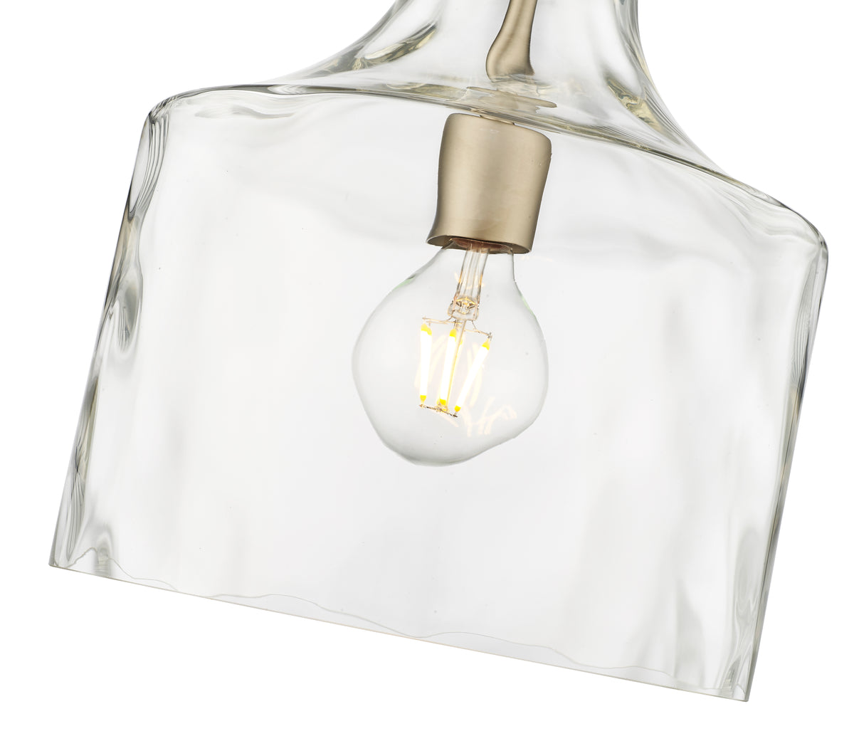 13'' Santorini Modern Gold 1 Light Pendant