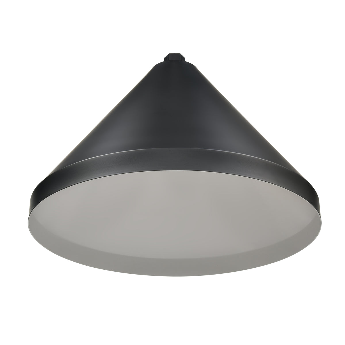 17'' Satin Black Aluminum R Series Wide Cone Shade