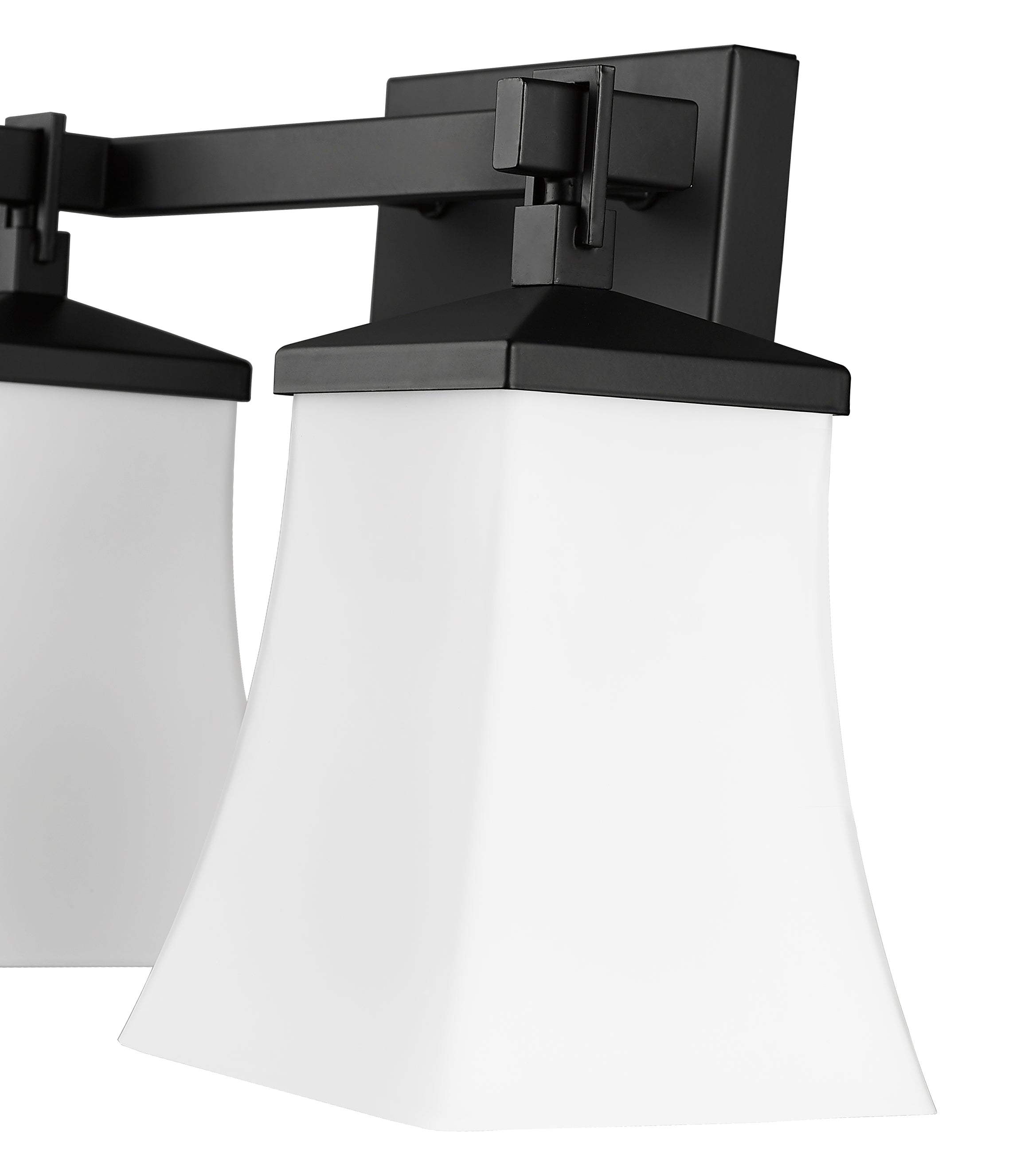 15'' Sonorra Matte Black 2 Light Bath Vanity