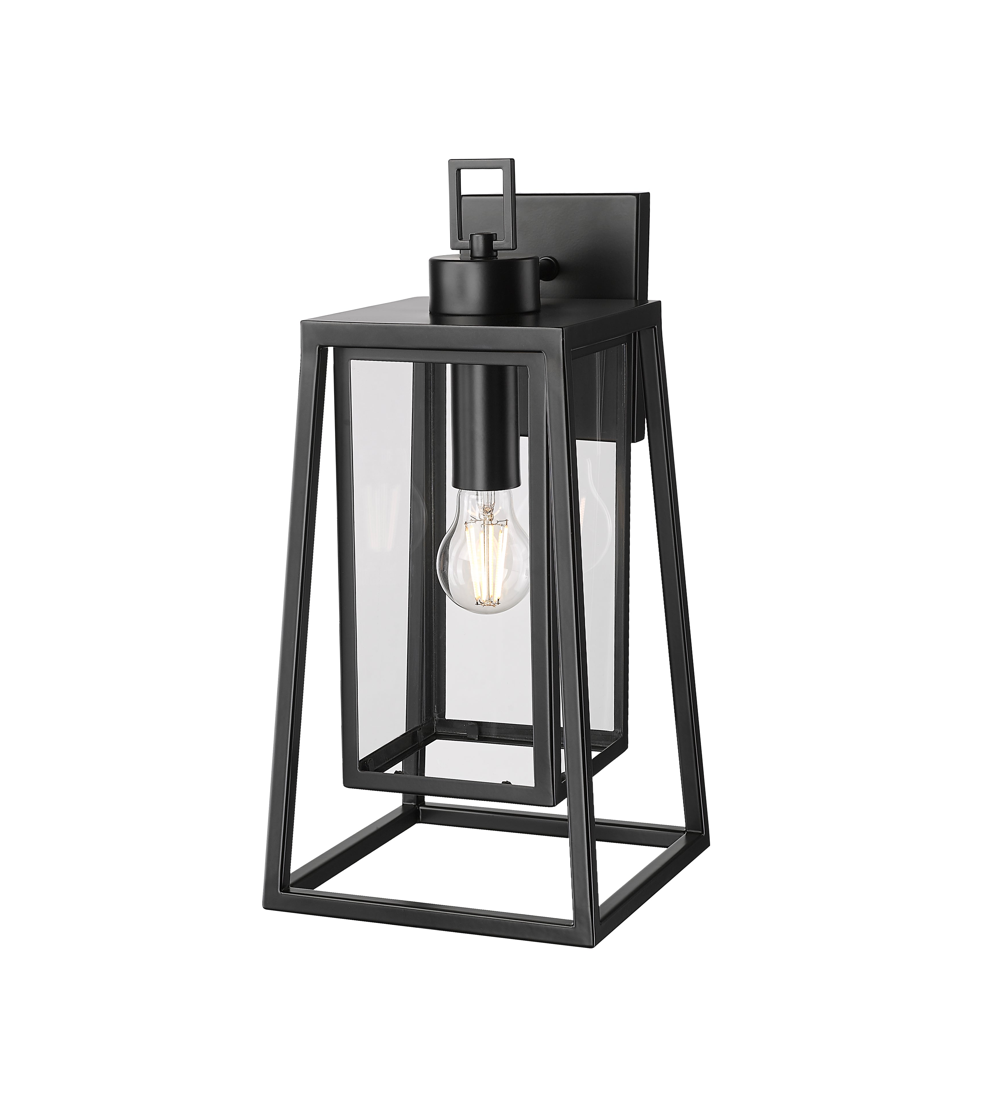 8.25'' Denzell Powder Coated Black 1 Light Wall Sconce