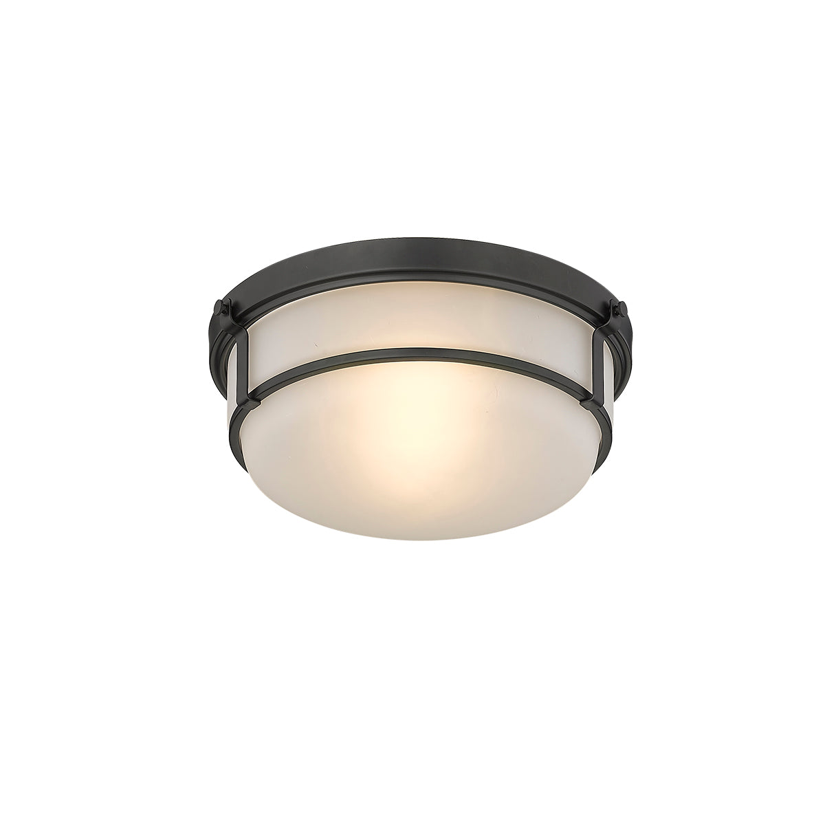 5.38'' Arlson Matte Black 2 Light Flush Mount