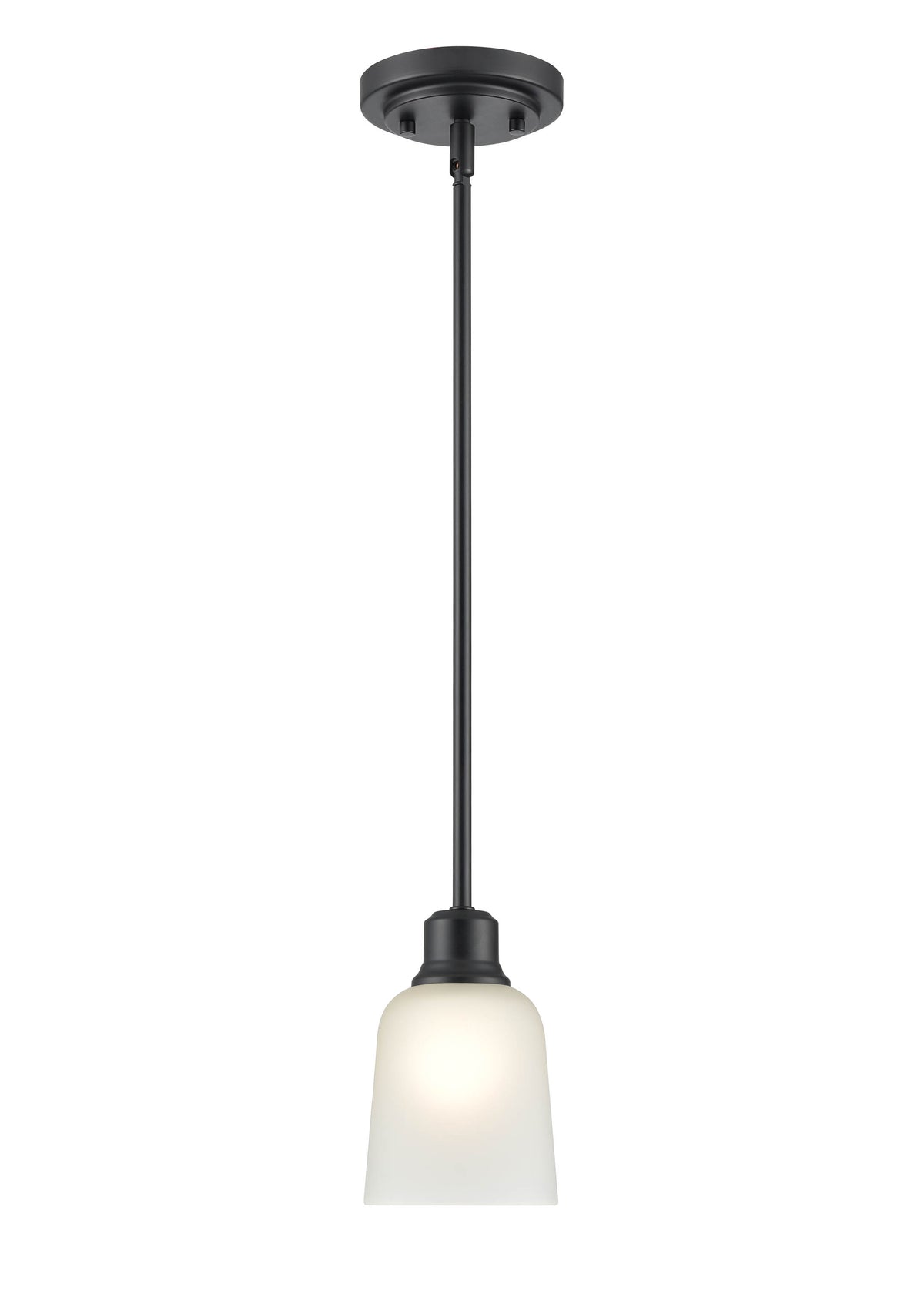 7.25'' Amberle Matte Black 1 Light Mini Pendant