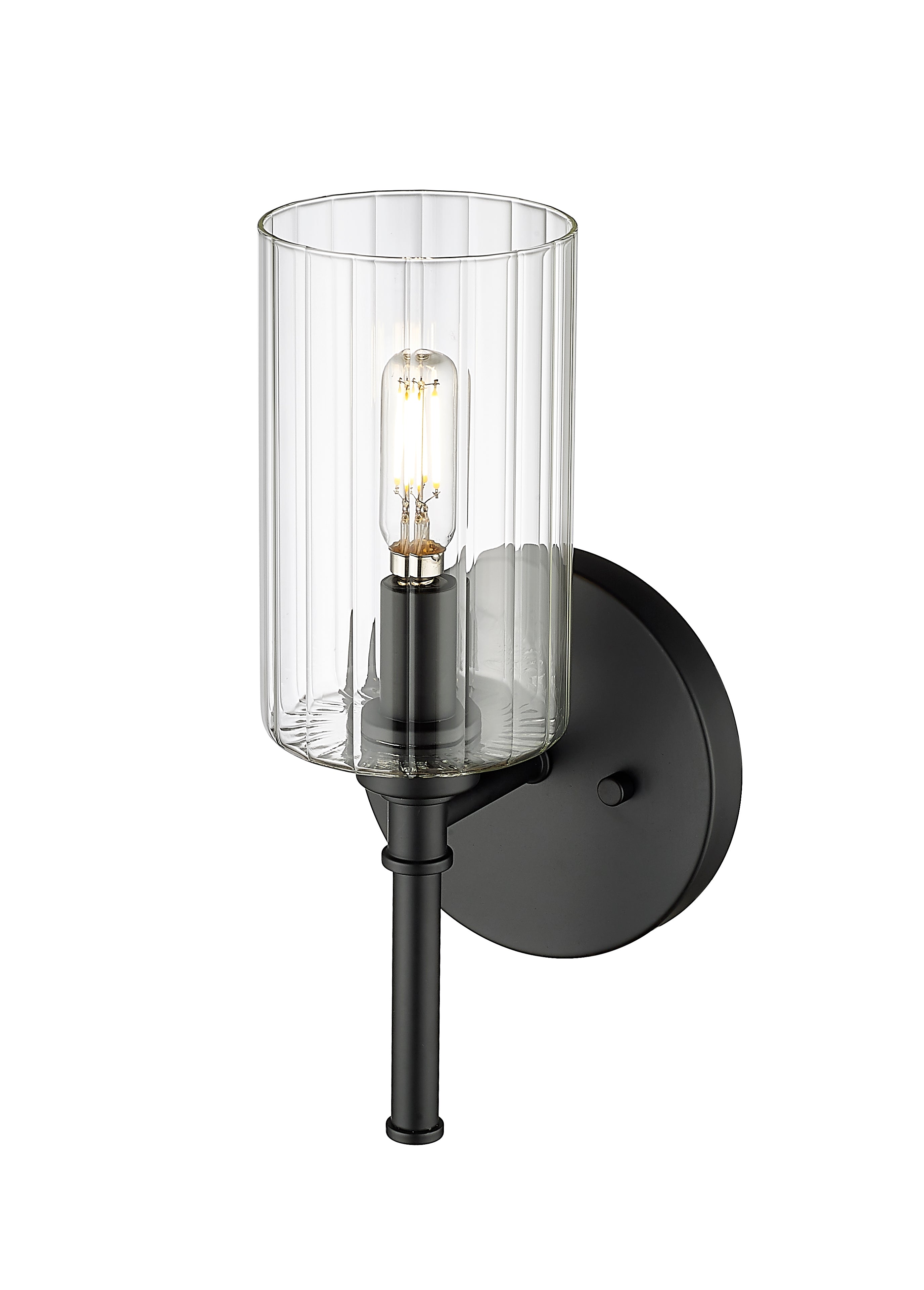 5.5'' Chastine Matte Black 1 Light Wall Sconce