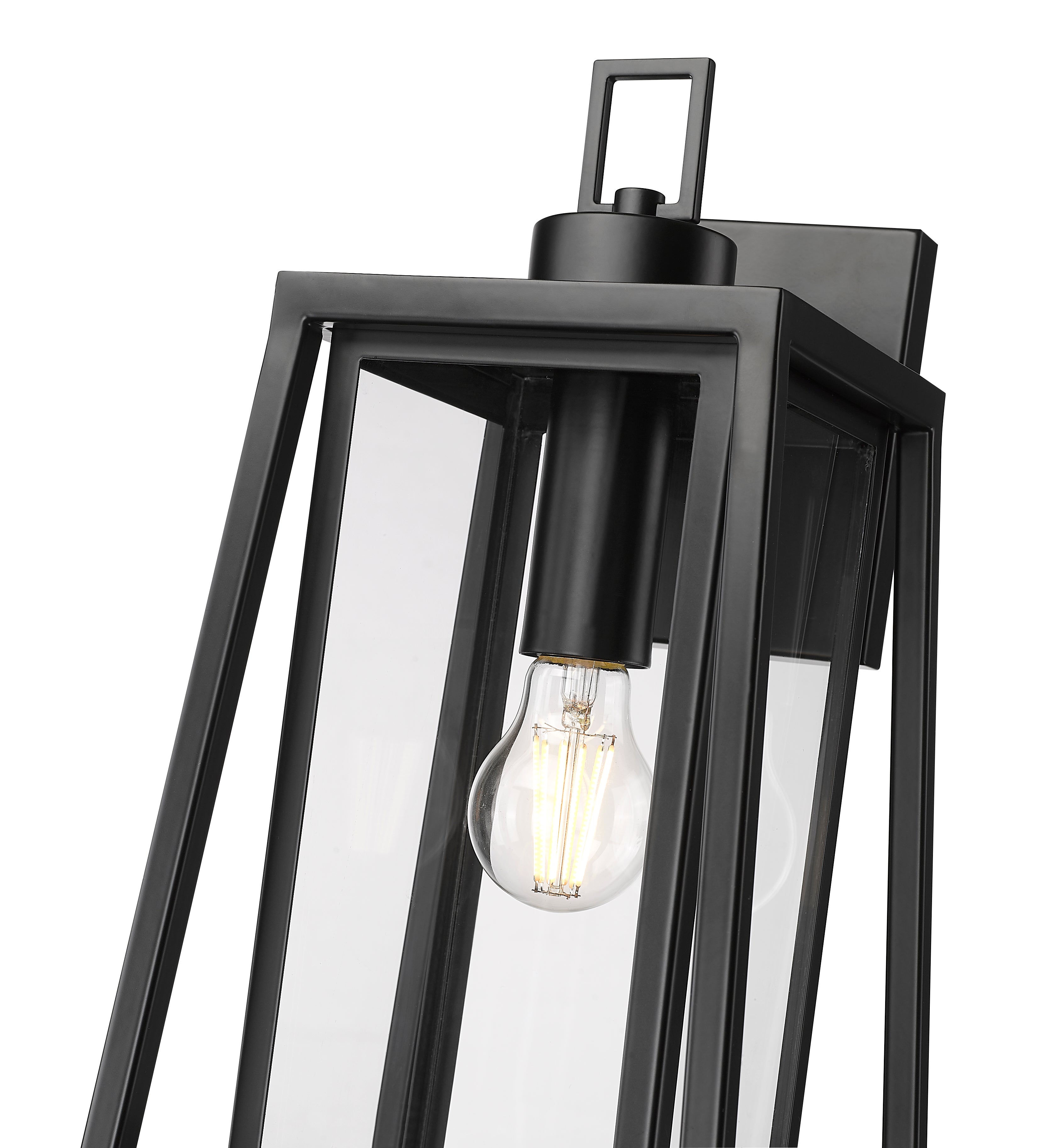8.25'' Denzell Powder Coated Black 1 Light Wall Sconce