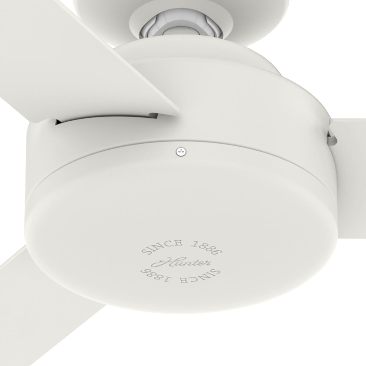 52 inch Presto Matte White Ceiling Fan and Wall Control