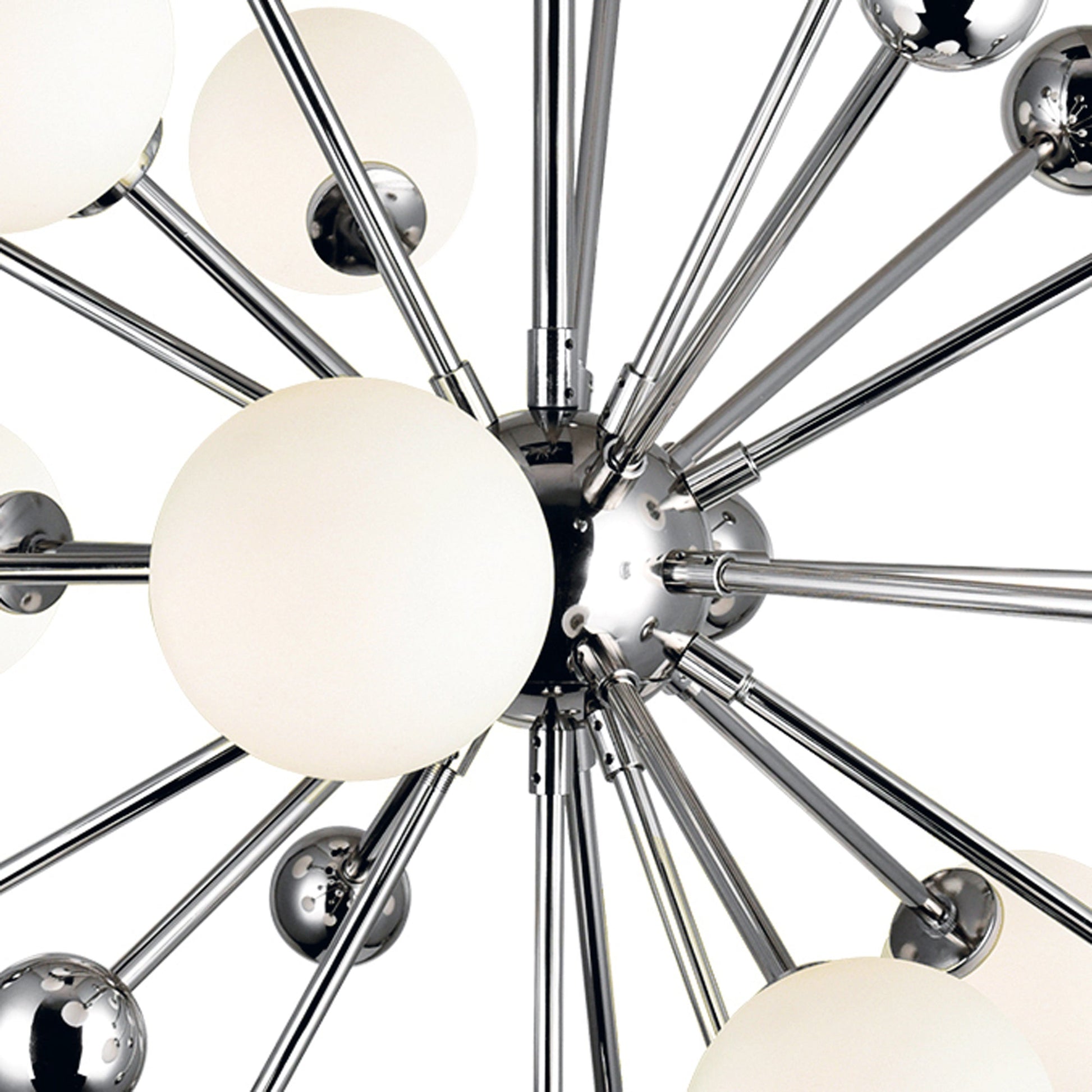 Element 11 Light Nickel Chandelier with Polished Nickel Finish