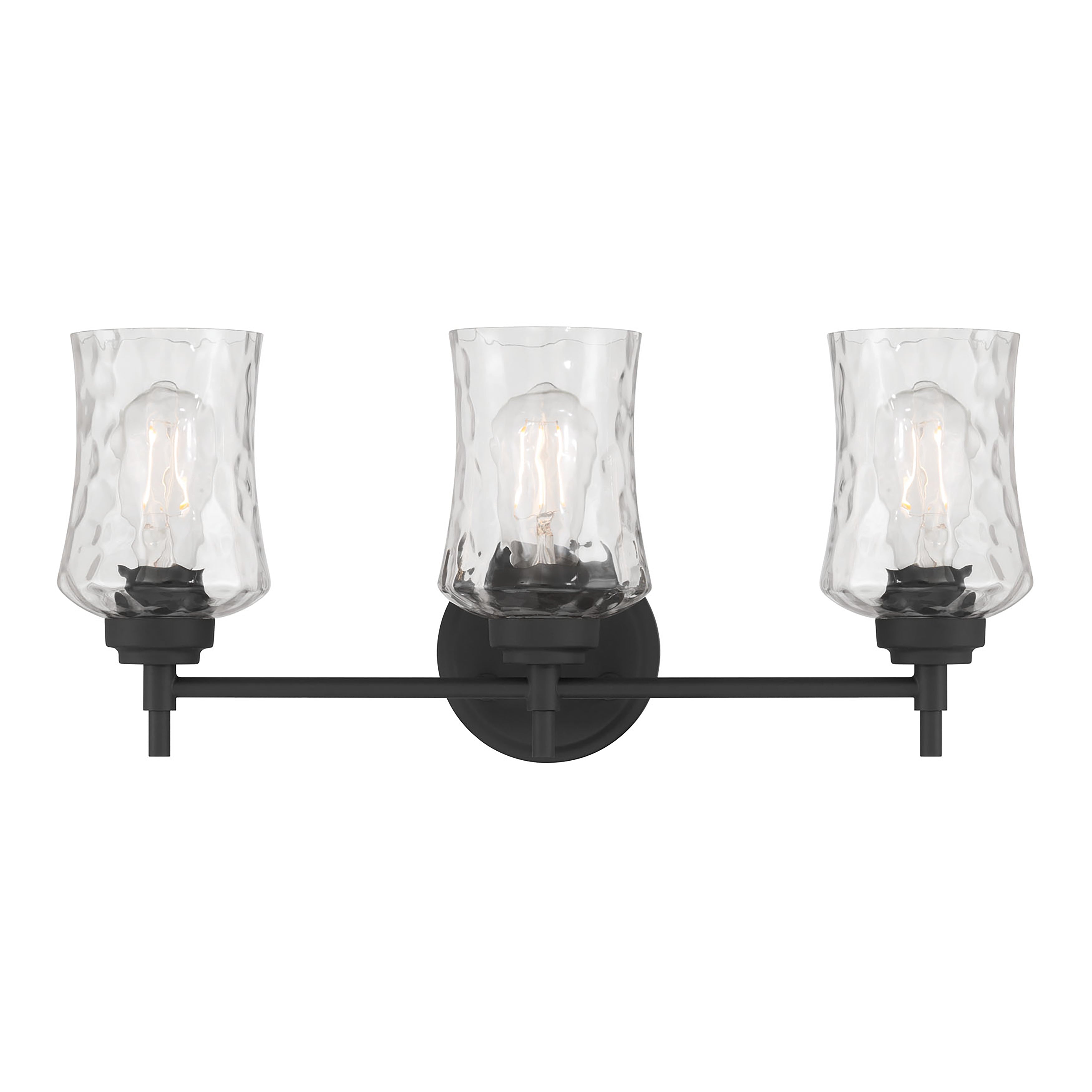 21'' Clarvyn Matte Black 3 Light Bath Vanity