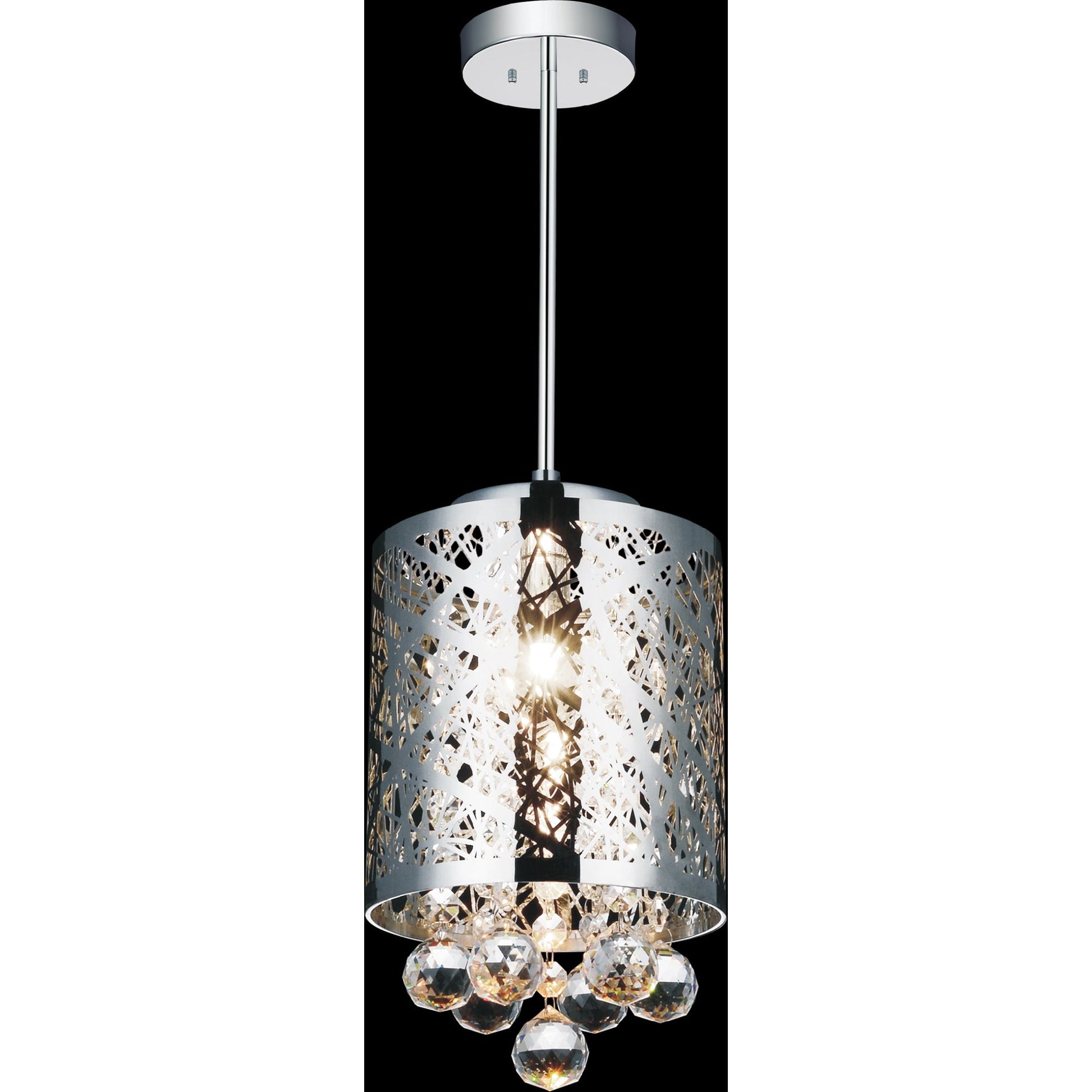 Eternity 1 Light 6in Chrome Mini Pendant