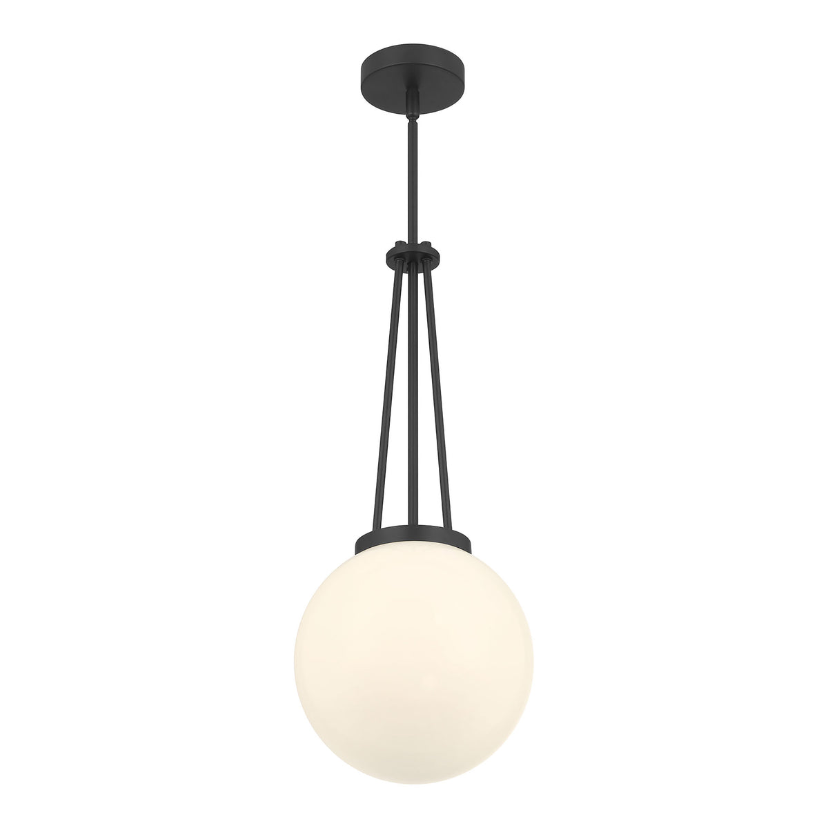 24'' Vellin Matte Black 1 Light Pendant
