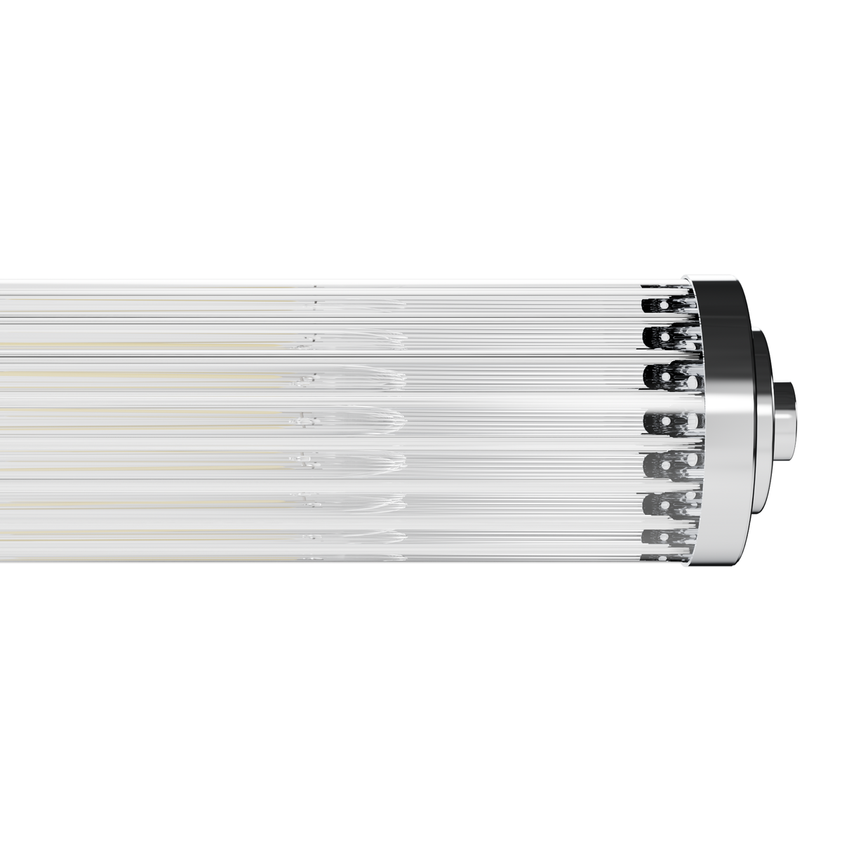 Holly Grove 24-inch 2-light Chrome Vanity Light with Clear Glass
