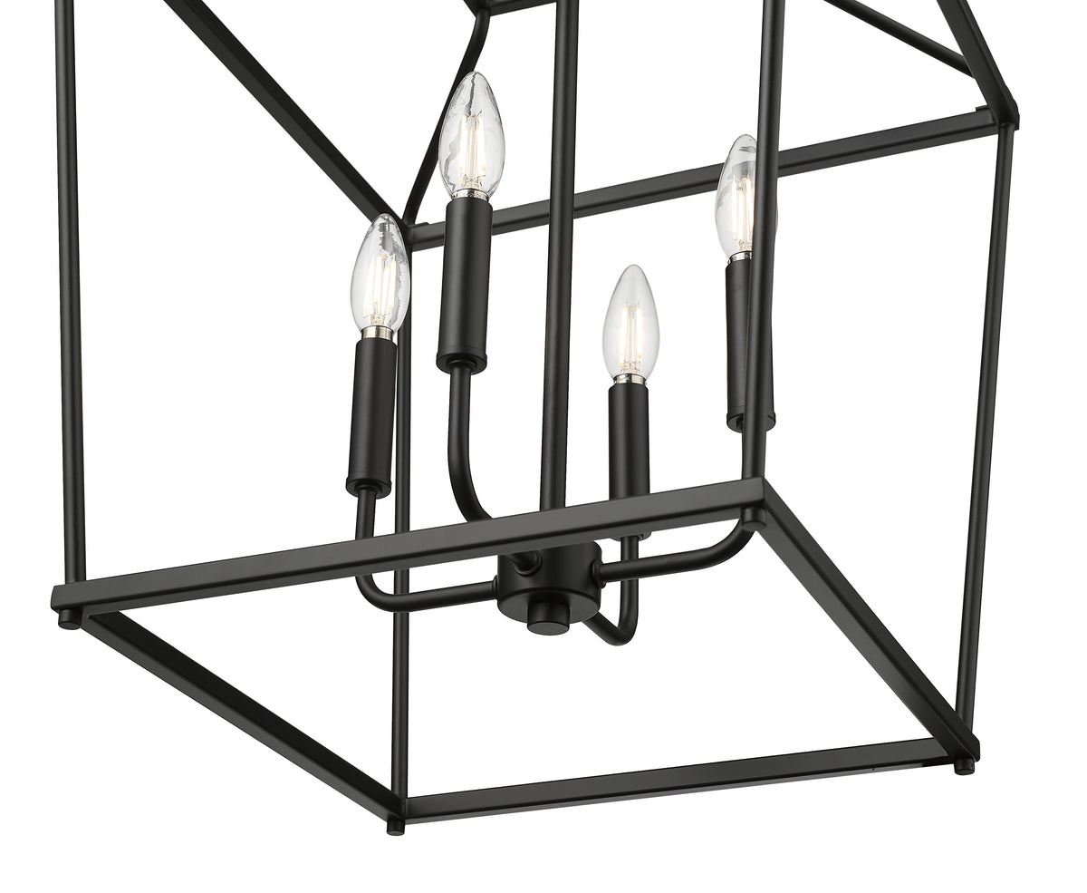 21'' Nellita Matte Black 4 Light Pendant