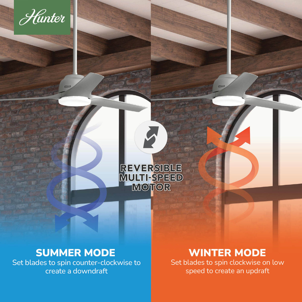 52 inch Gallegos Matte Silver Damp Rated Ceiling Fan with LED Light Kit and Wall Control
