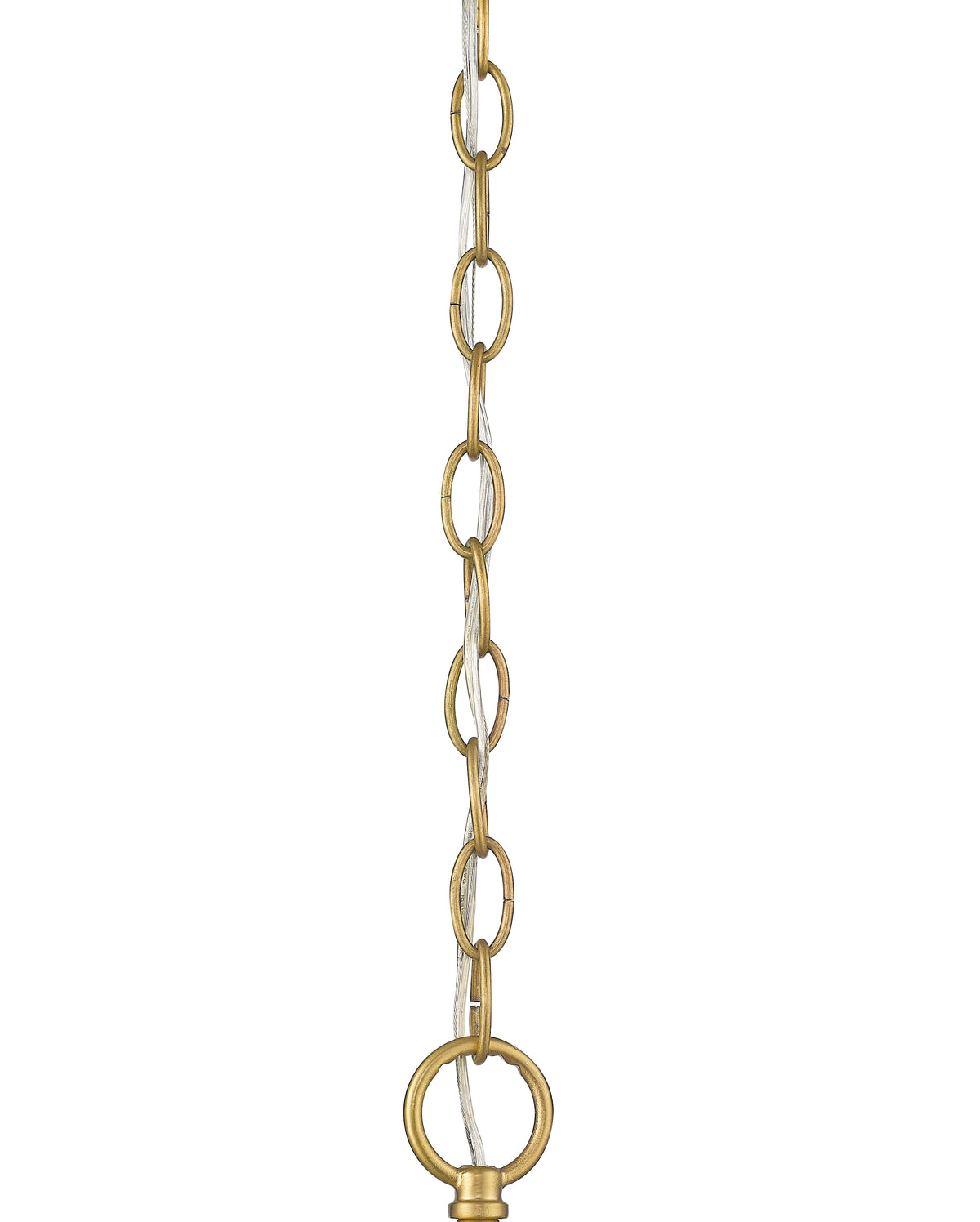 24'' Azara Vintage Brass 6 Light Chandelier