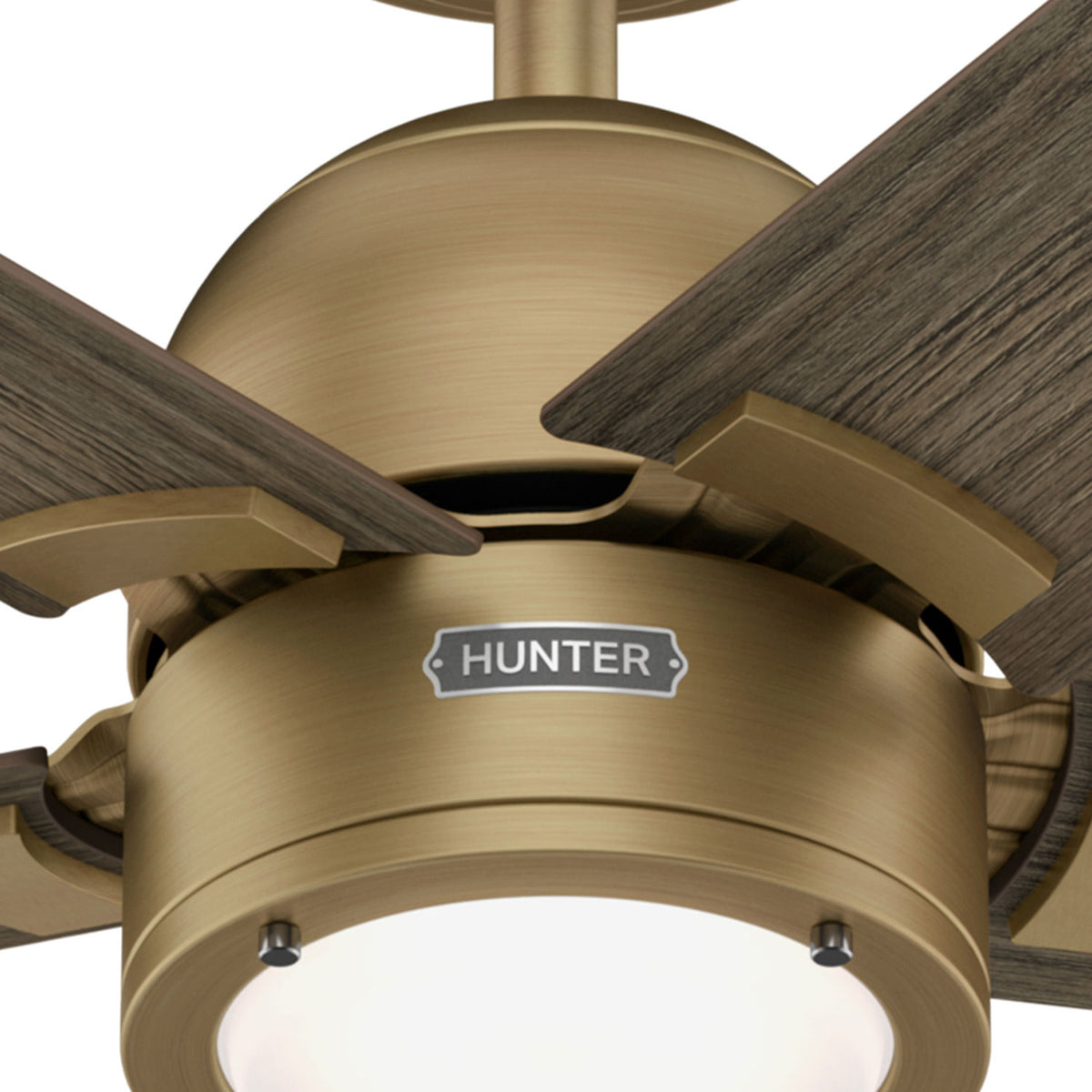 52 inch Erling ENERGY STAR® Luxe Gold Ceiling Fan with LED Light Kit and Handheld Remote