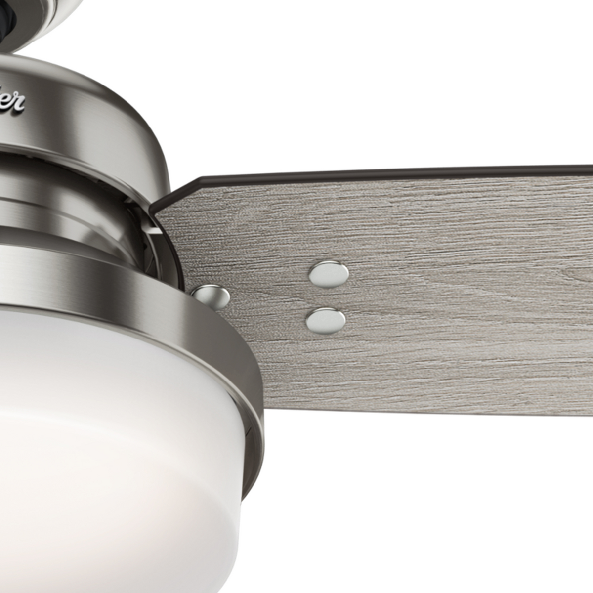 60 inch Sentinel Brushed Nickel Ceiling Fan with LED Light Kit and Handheld Remote
