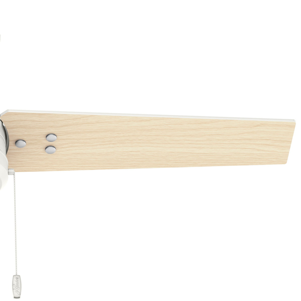 44 inch Cassius Fresh White Damp Rated Ceiling Fan and Pull Chain