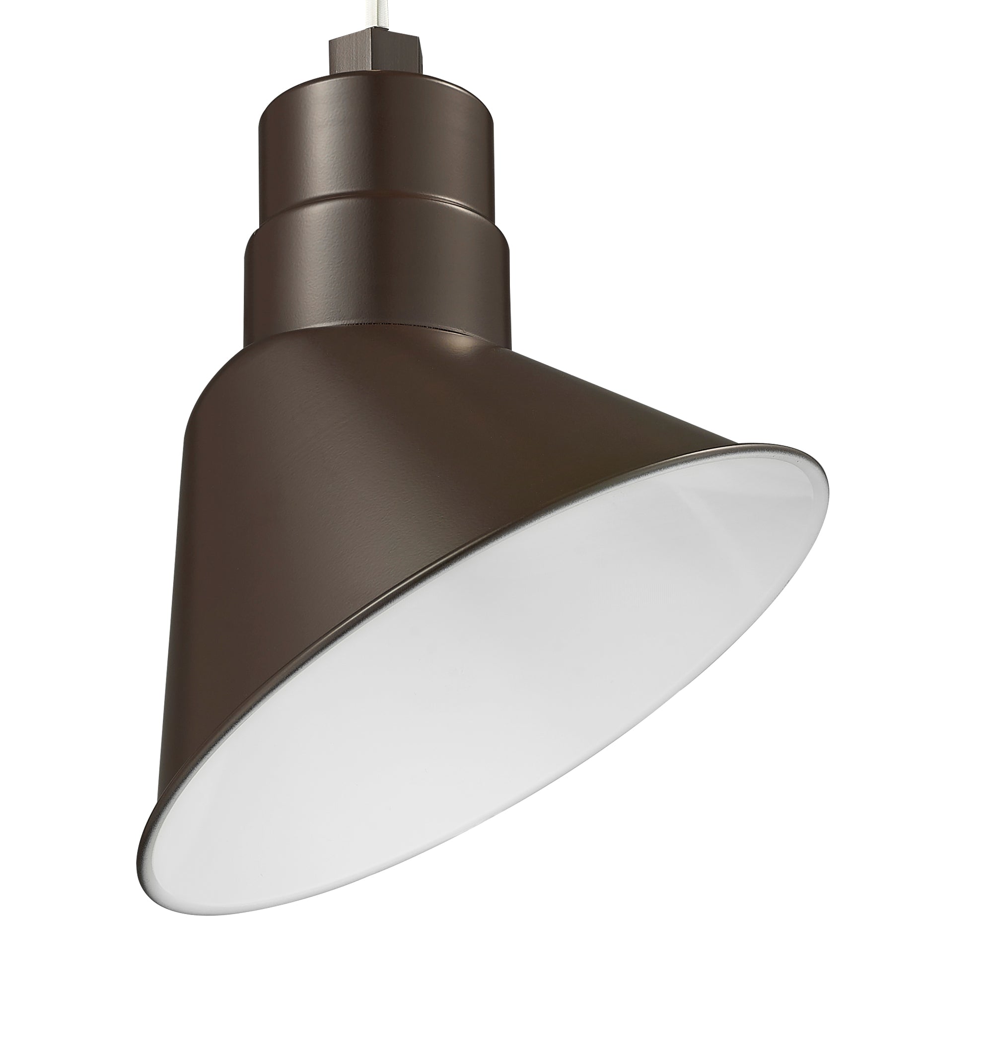 10'' Architectural Bronze Metal R Series Angle Shade