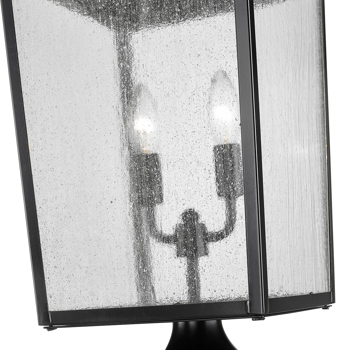 22.75'' Devens Powder Coated Black 2 Light Post Lantern