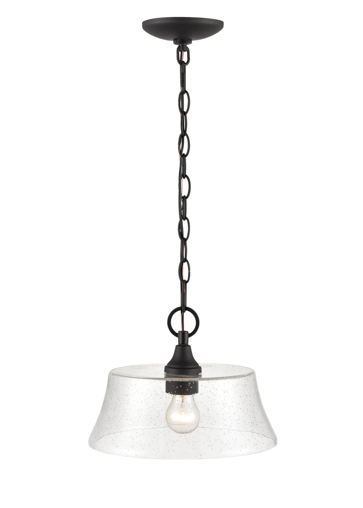 8.5'' Caily Matte Black 1 Light Pendant
