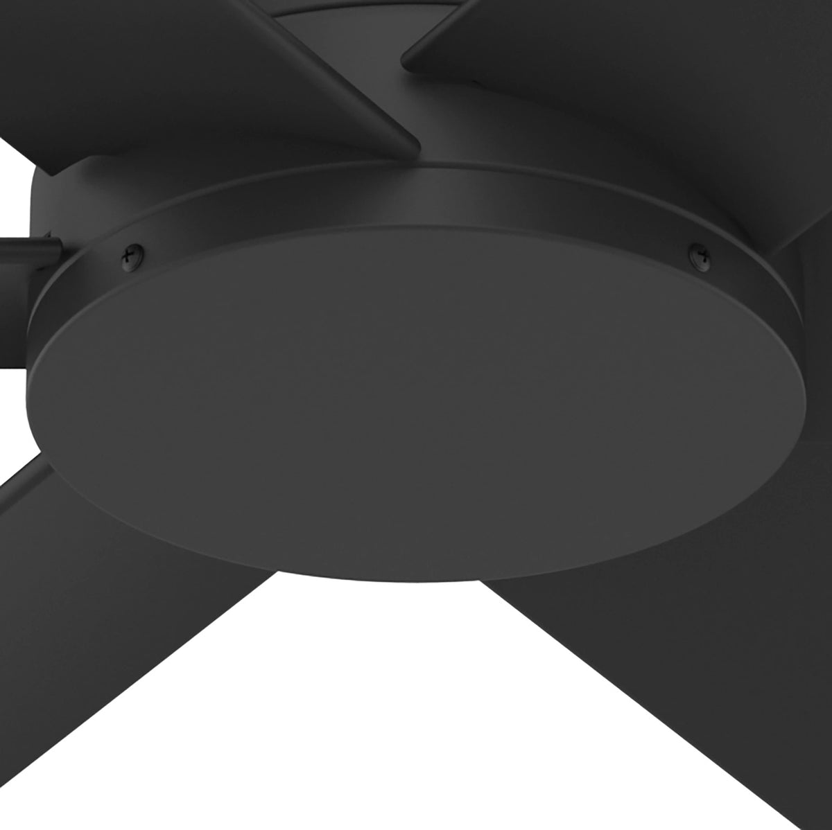 60 inch Kennicott ENERGY STAR® Matte Black Damp Rated Ceiling Fan and Handheld Remote