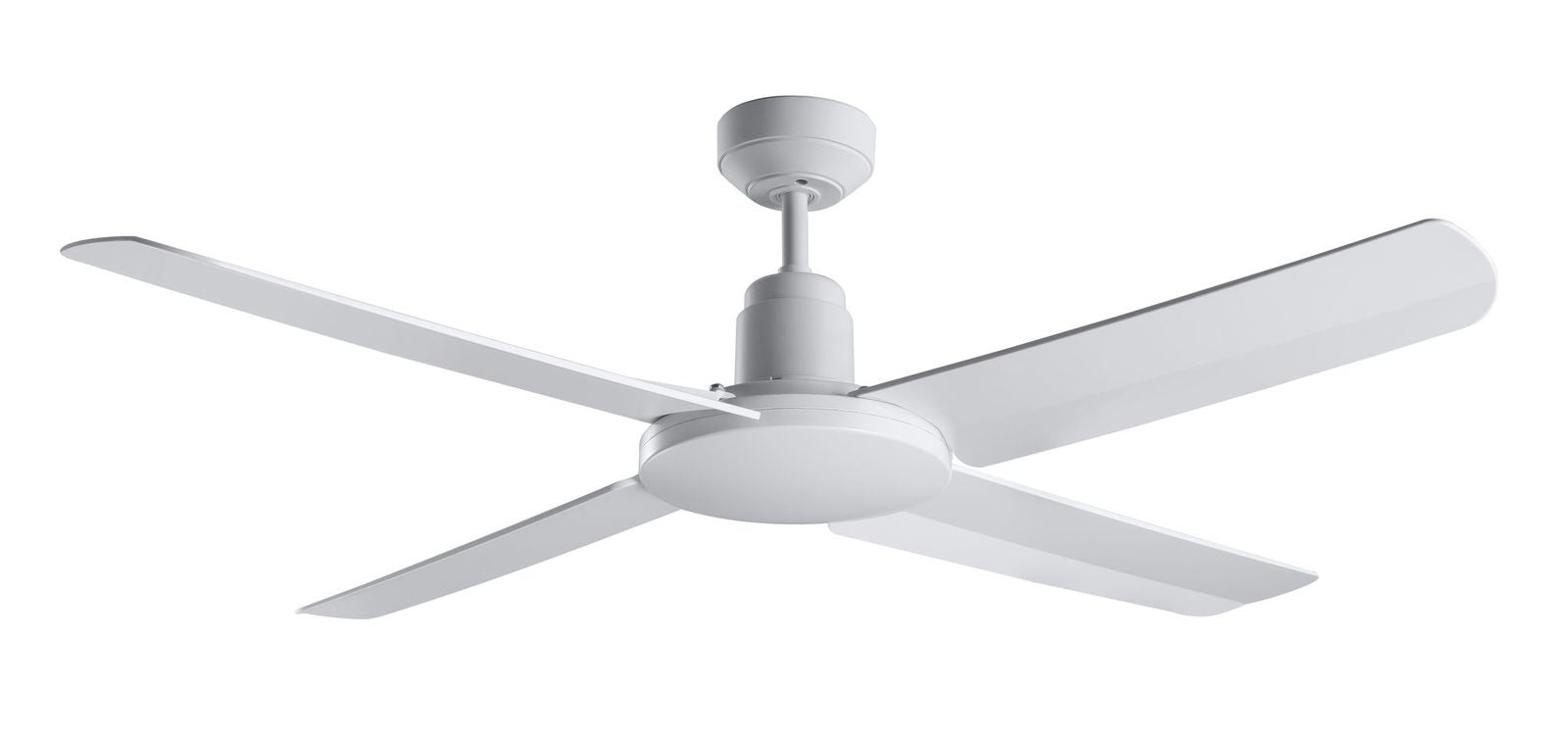 52 Inch IP55 Wet Rated White Fan with Remote