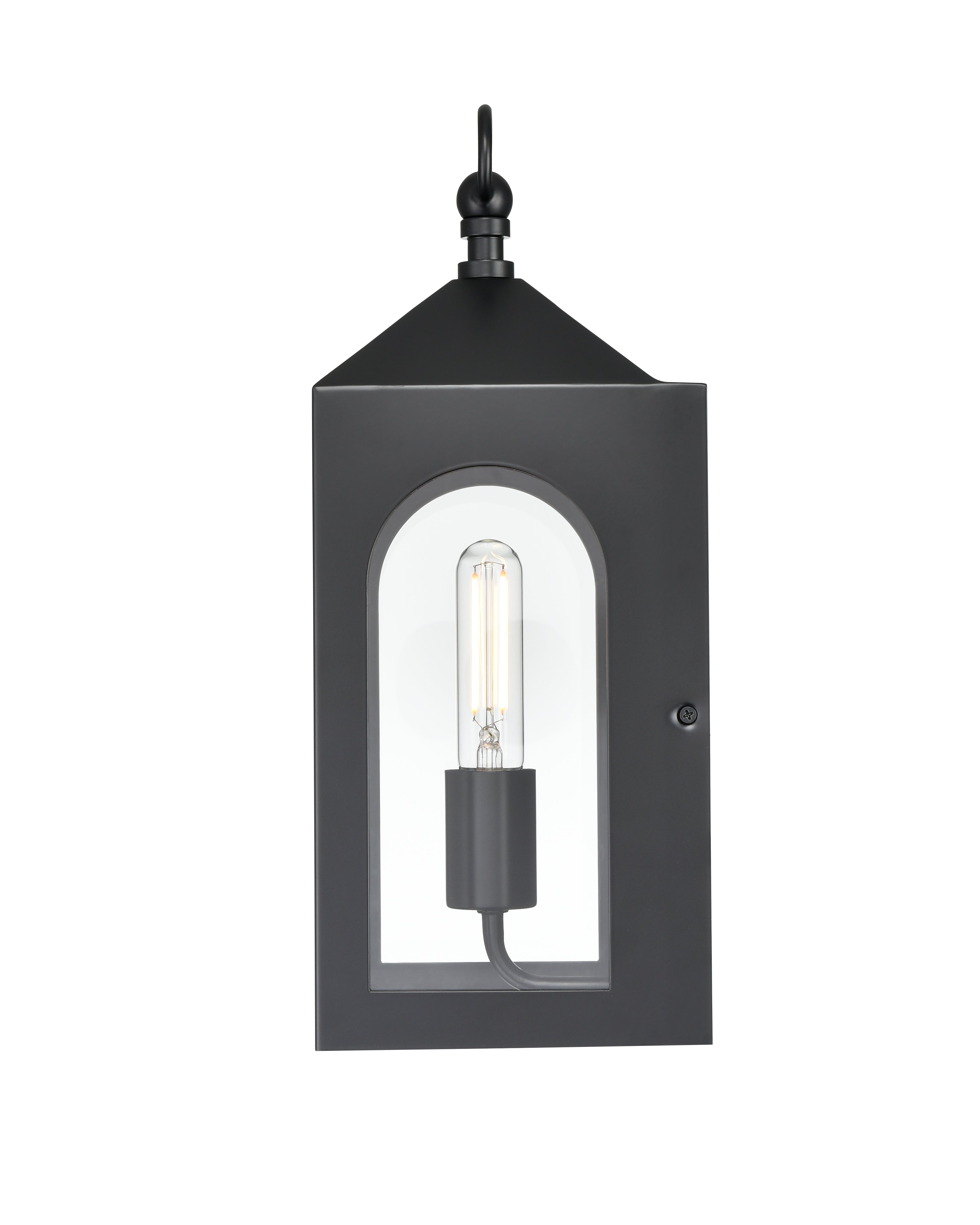 5.75'' Bratton Powder Coated Black 1 Light Wall Sconce