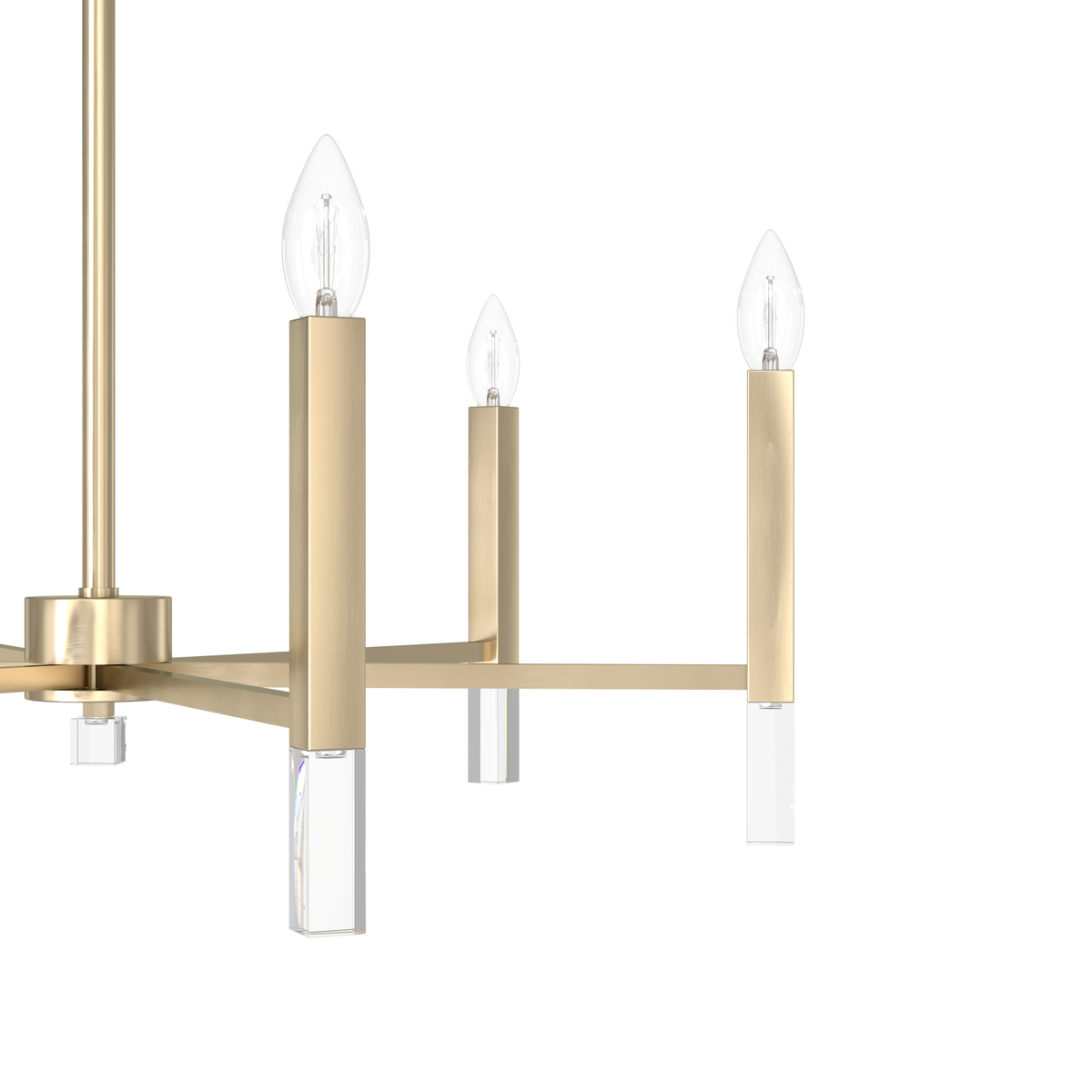 Sunjai 30-inch 6-light Alturas Gold Chandelier