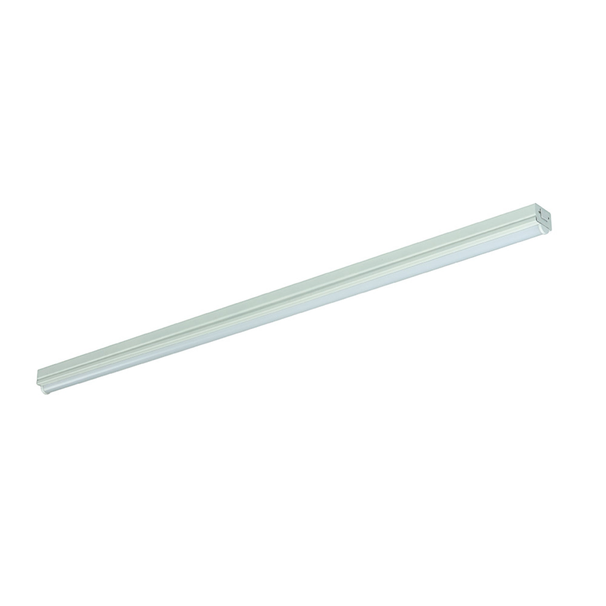 4-foot White Strip Light with White Reflector, 25W Output and Emergency Battery Backup