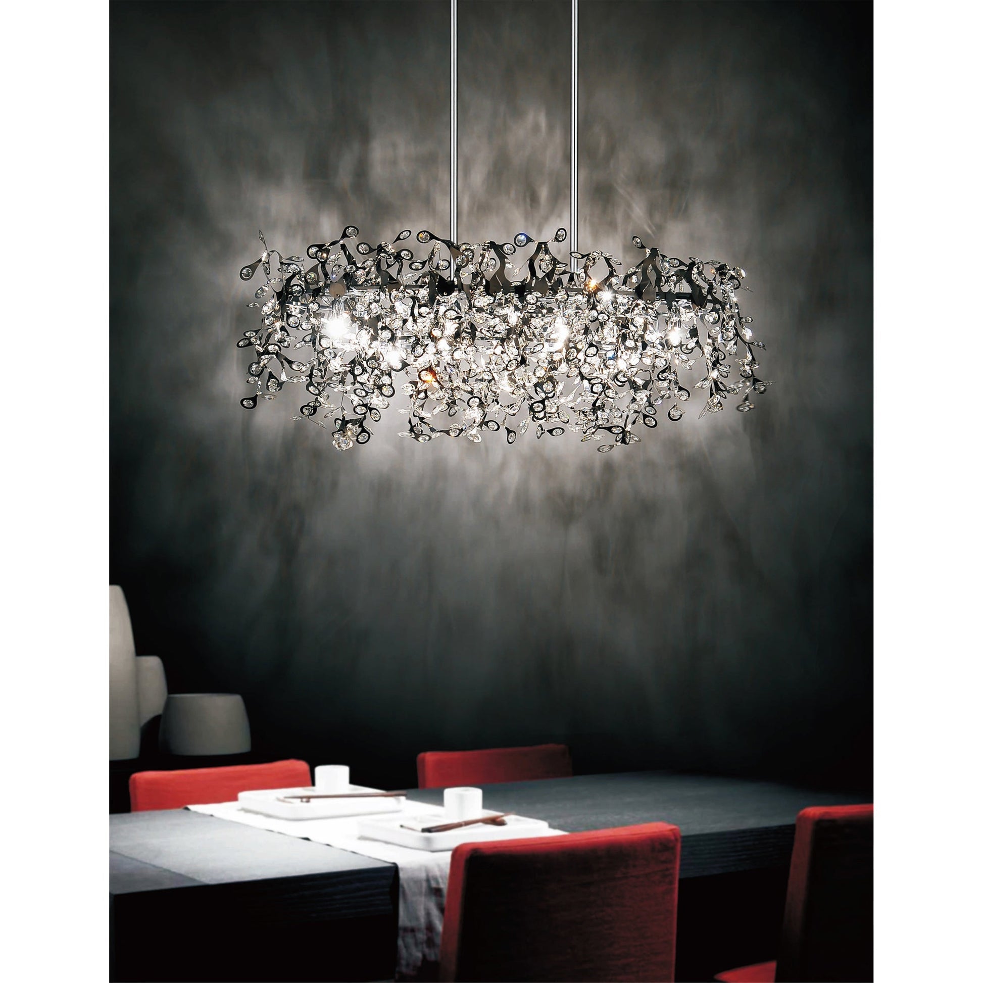 Flurry 7 Light Chrome Chandelier