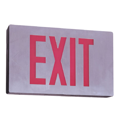 13-inch White Single Face Exit Sign