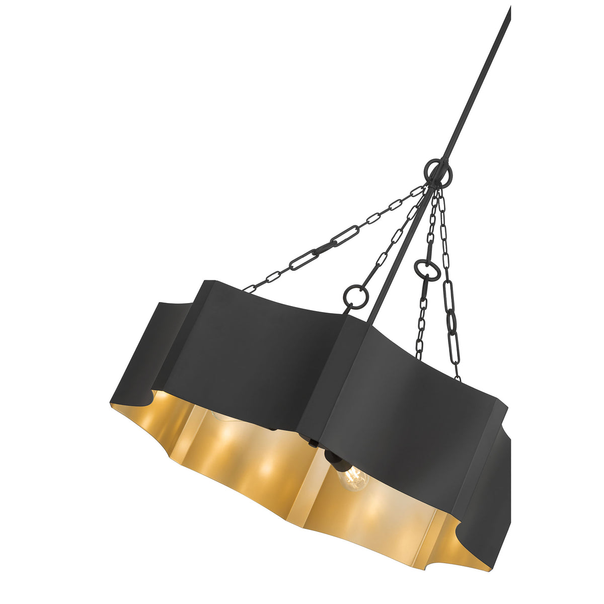 26.5'' Ottavio Matte Black 5 Light Pendant