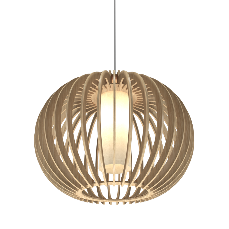 14.57'' Stecche di Legno Accord Pendant Light