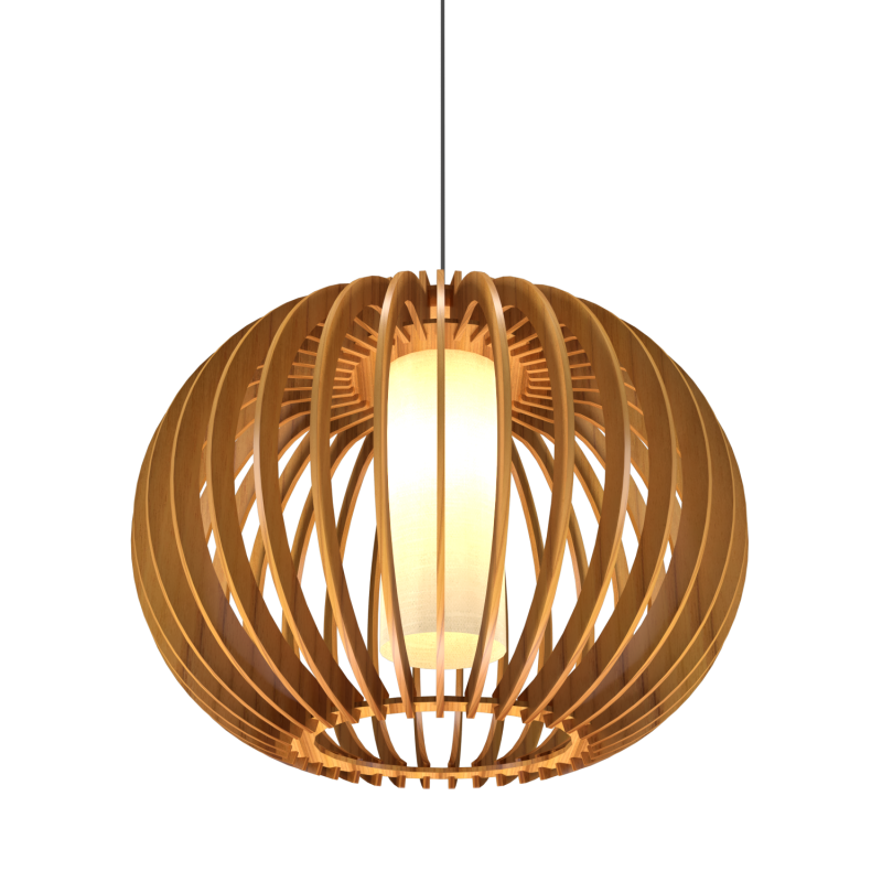 14.57'' Stecche di Legno Accord Pendant Light