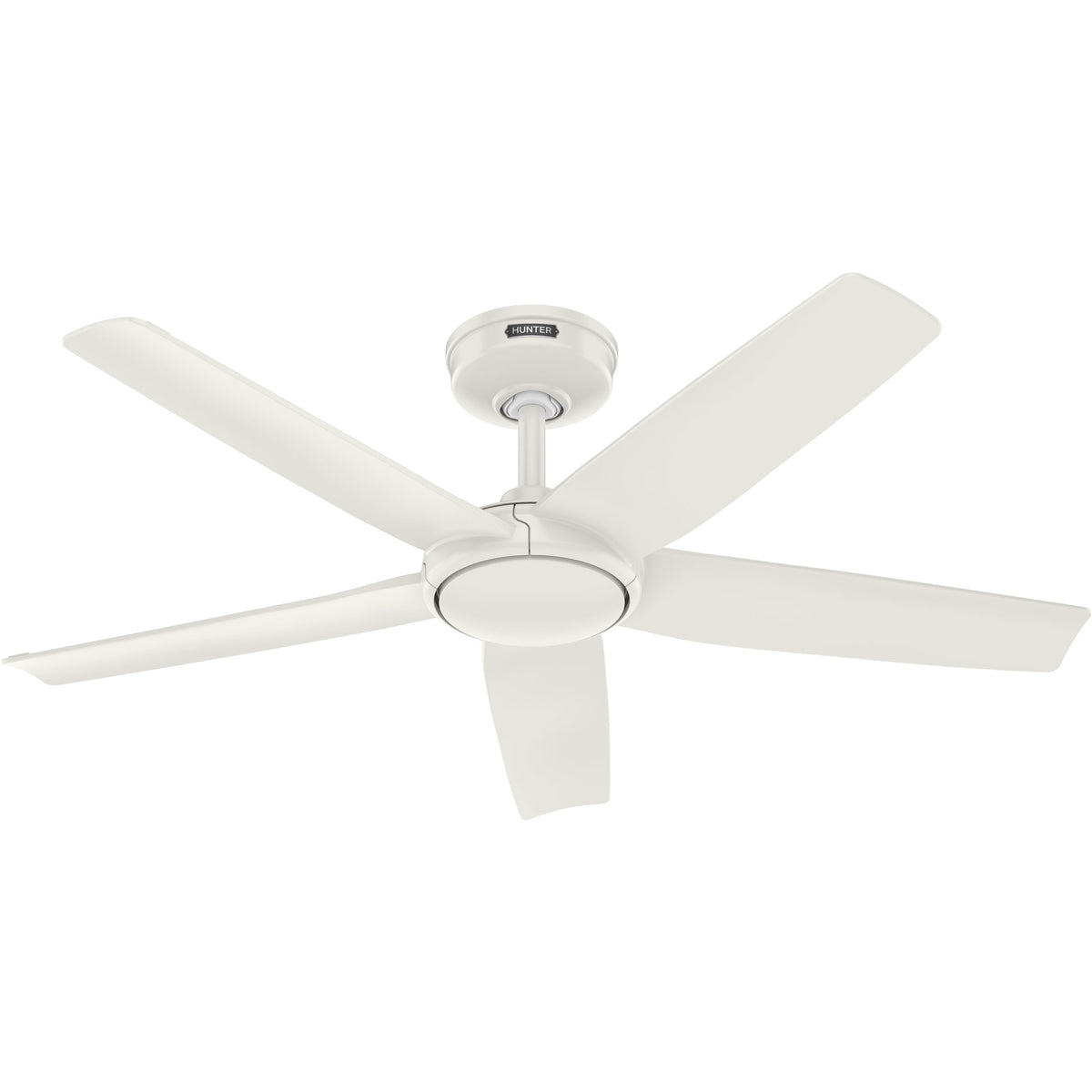 44 inch Zentech Wi-Fi ENERGY STAR® Fresh White LED Damp Rated Ceiling Fan Handheld Remote