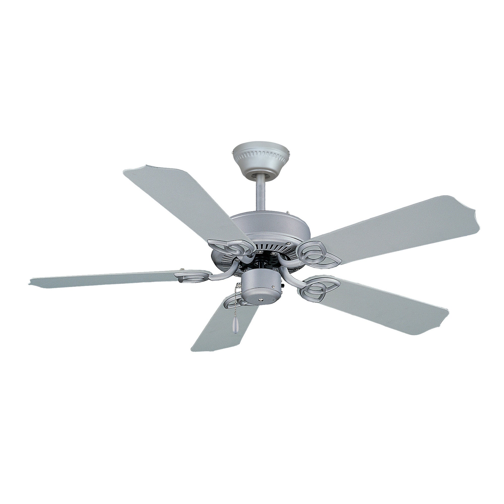 42 Inch Sunset II AC Brushed Pewter Outdoor Ceiling Fan 5-Blade Reversible