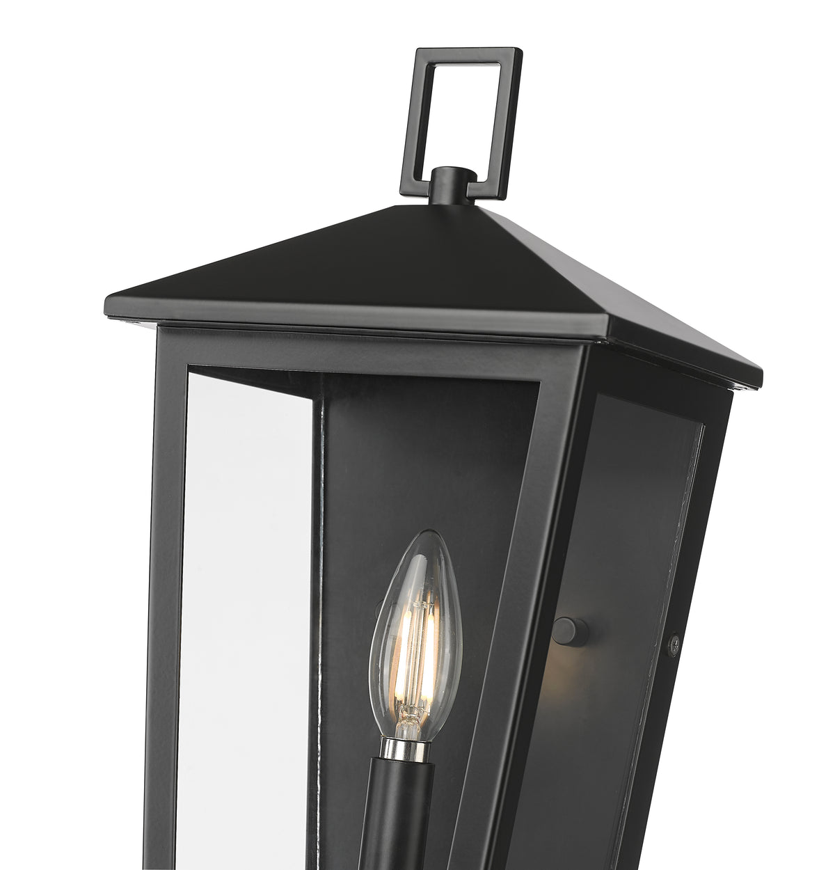 7.5'' Munger Powder Coated Black 1 Light Wall Sconce