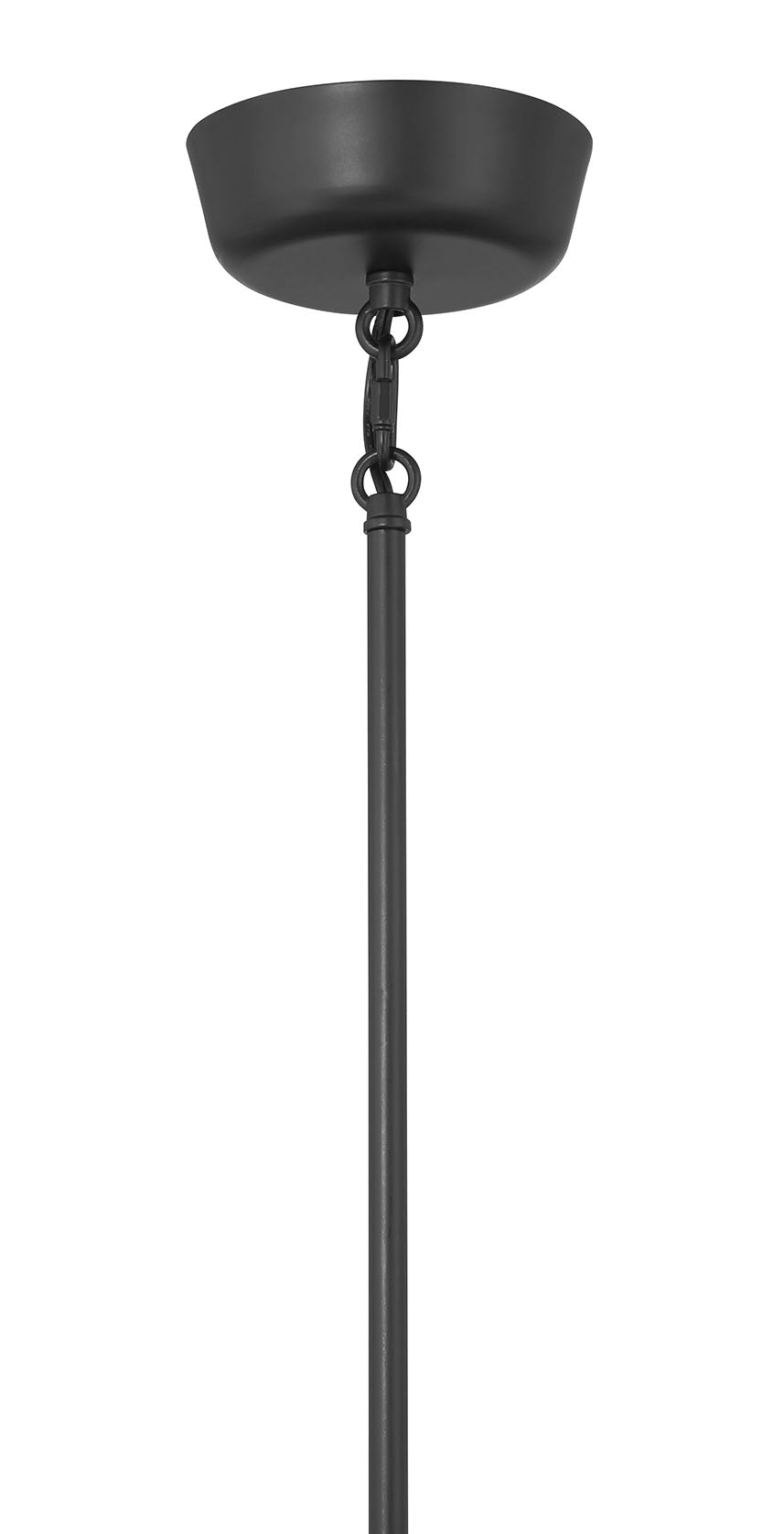 10.75'' Merylmint Matte Black 8 Light Pendant