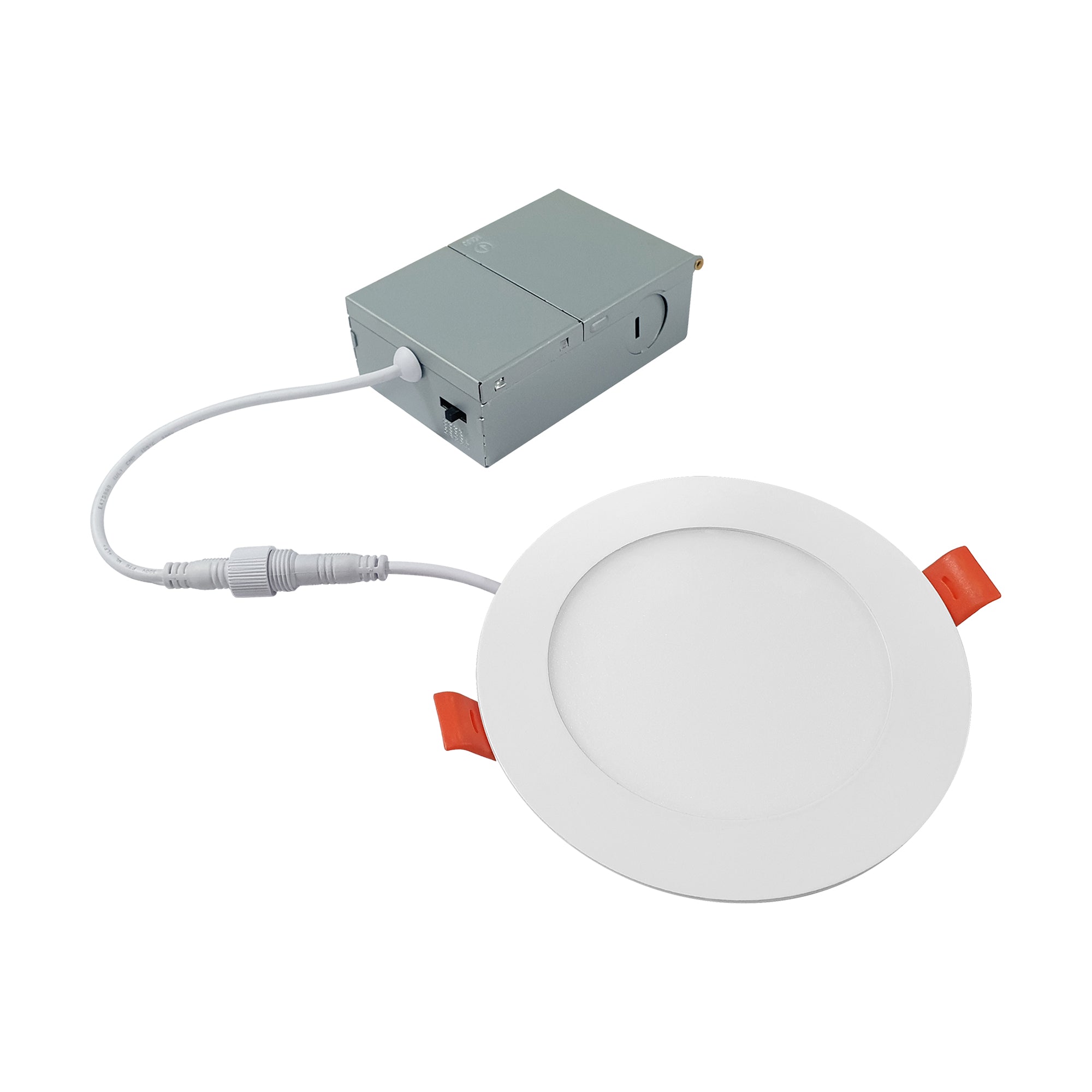 6-inch-White-Flush-Mount-Light-with-4000K-Light-and-Frosted-Lens