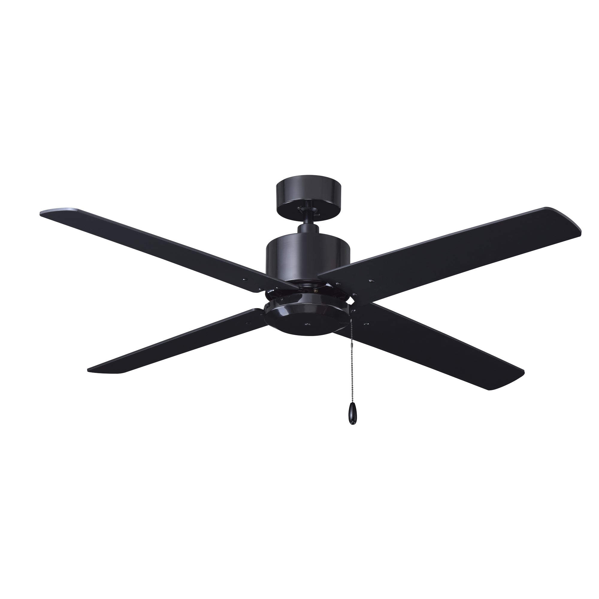 52 Inch Aldea AC Black Indoor Ceiling Fan