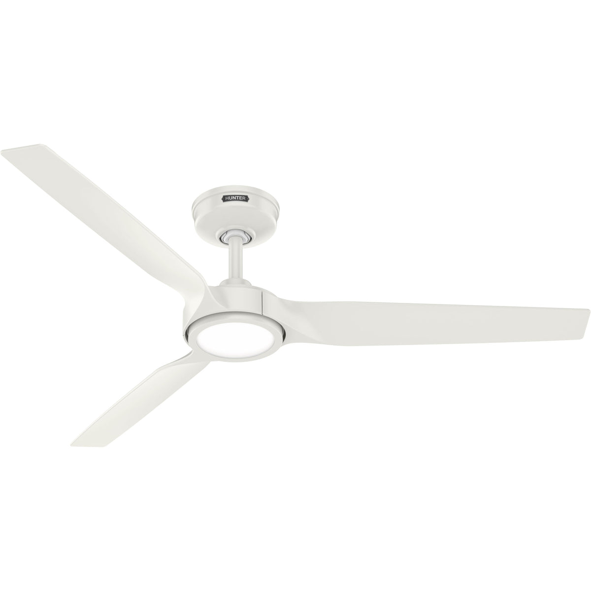 52 inch Zentech Wi-Fi ENERGY STAR® Fresh White Damp Rated LED Ceiling Fan with Remote