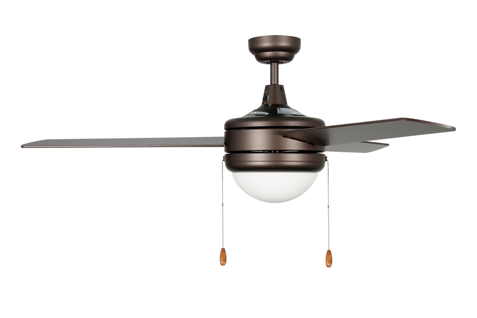 52 Inch Contempo IV AC Oil Rubbed Bronze Indoor Ceiling Fan 3-Blade Reversible