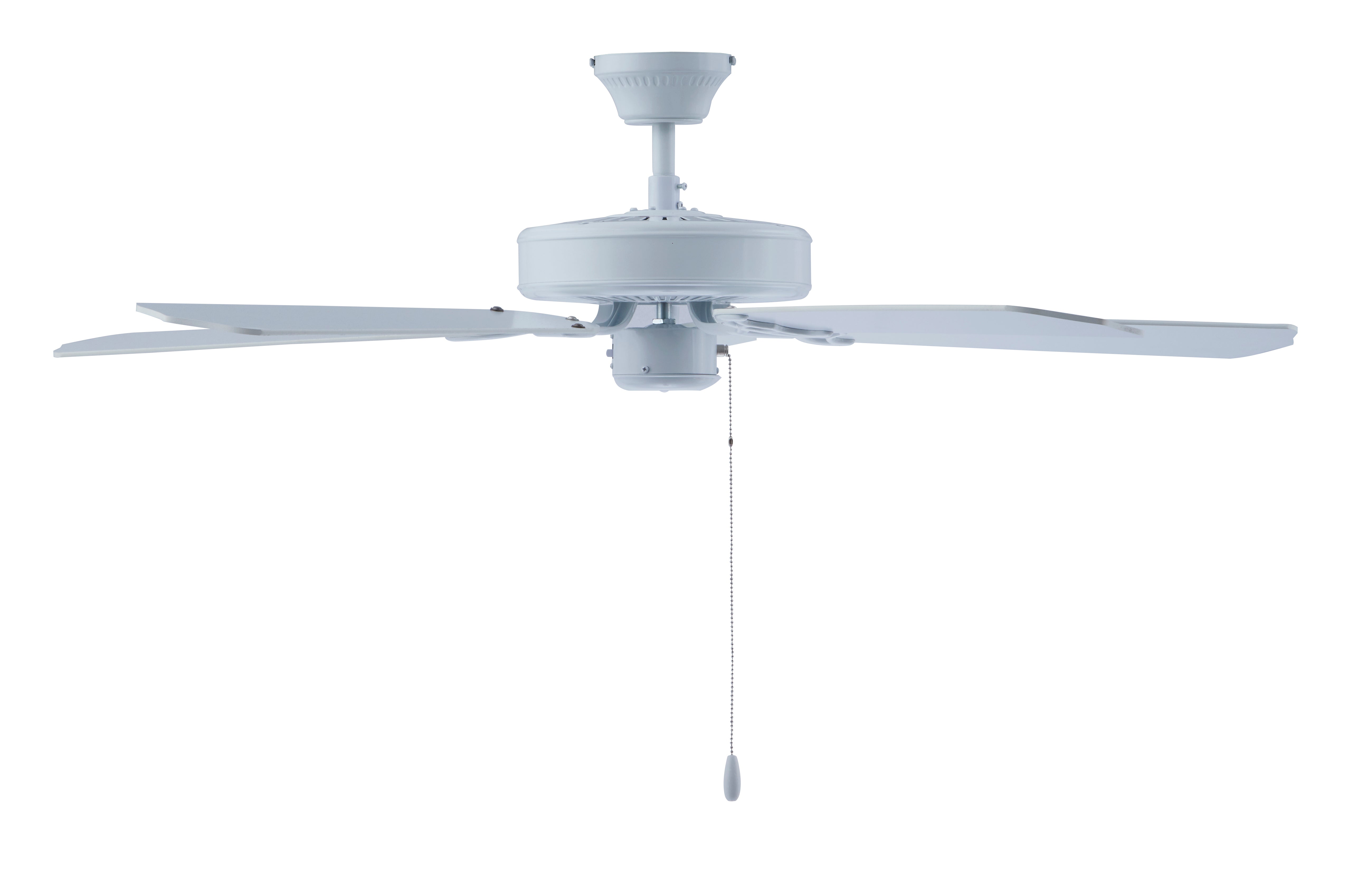 52 Inch Royal Star AC White Indoor Ceiling Fan 5-Blade Reversible