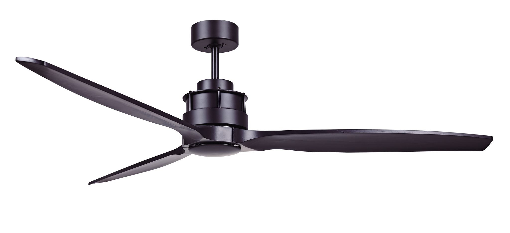 Akmani 60" DC Fan Black w/Black Wood Blades (Remote Included)