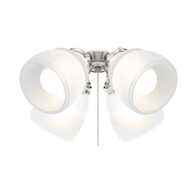 Hunter Brushed Nickel Four-Light Kit