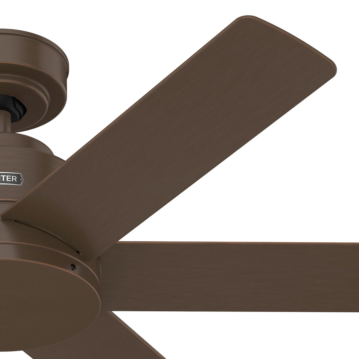 44 inch Kennicott Matte Bronze Damp Rated Ceiling Fan and Wall Control