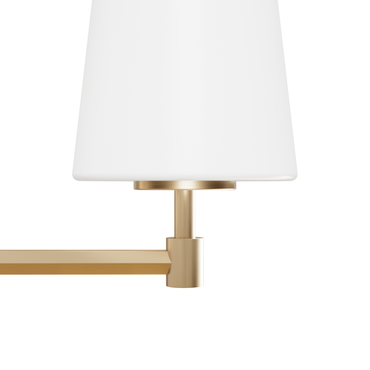 Nolita 30-inch 4-light Alturas Gold Vanity Light with Cased White Glass