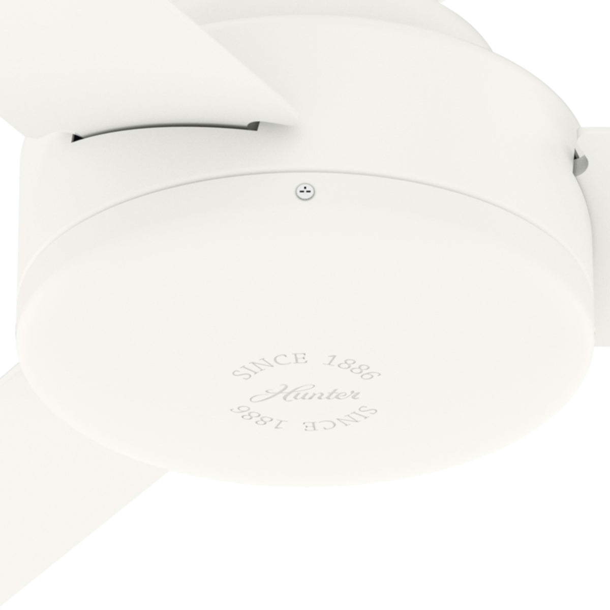 44 inch Presto Matte White Low Profile Ceiling Fan and Wall Control
