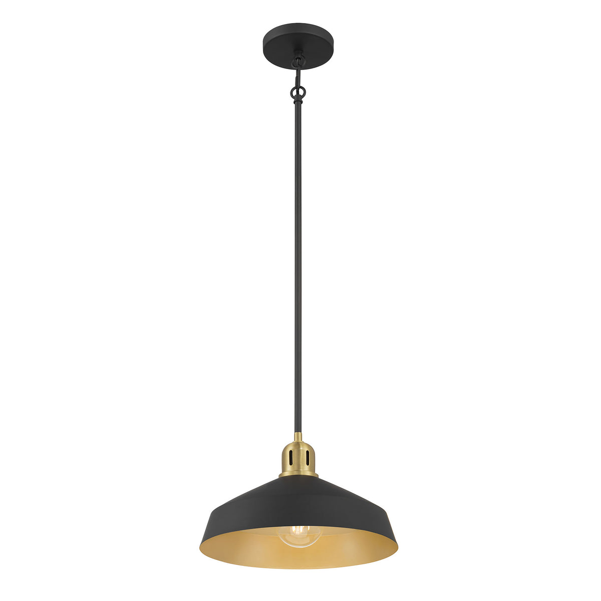 7.5'' Axlen Matte Black 1 Light Pendant