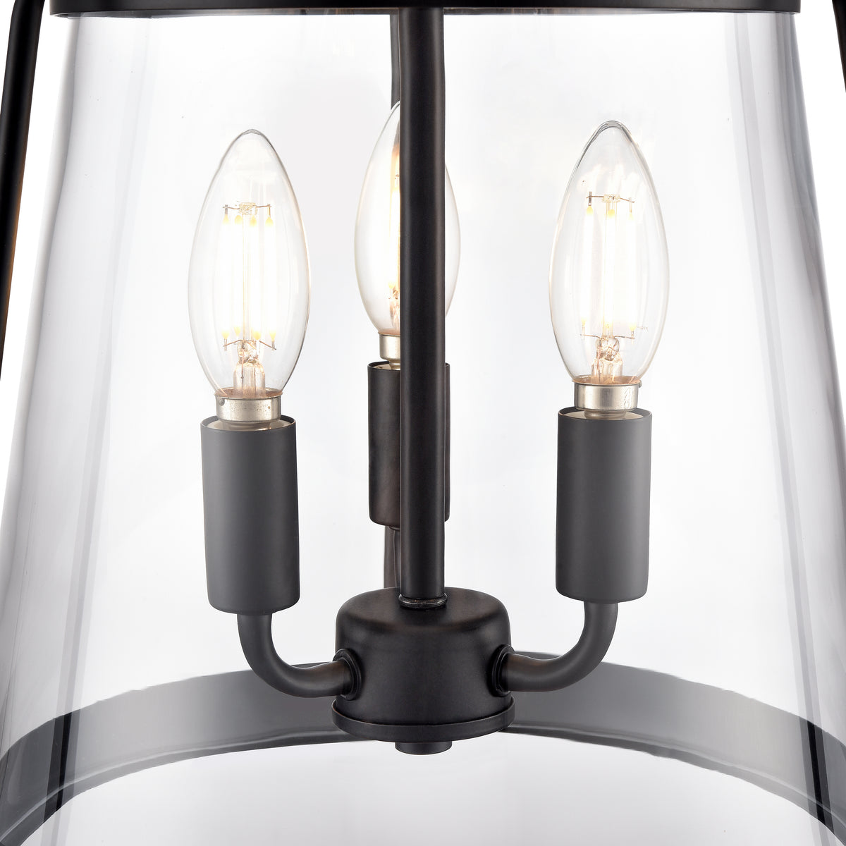 21.75'' Adabella Matte Black 3 Light Pendant