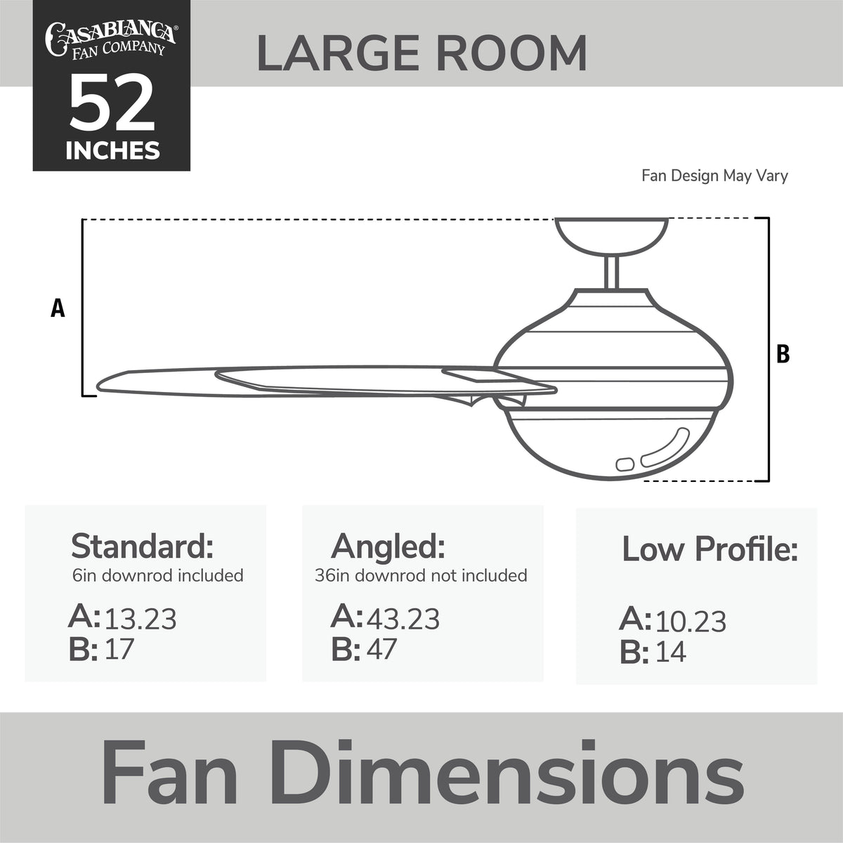 Casablanca 52 inch Axial Painted Pewter Ceiling Fan with LED Light Kit and Wall Control